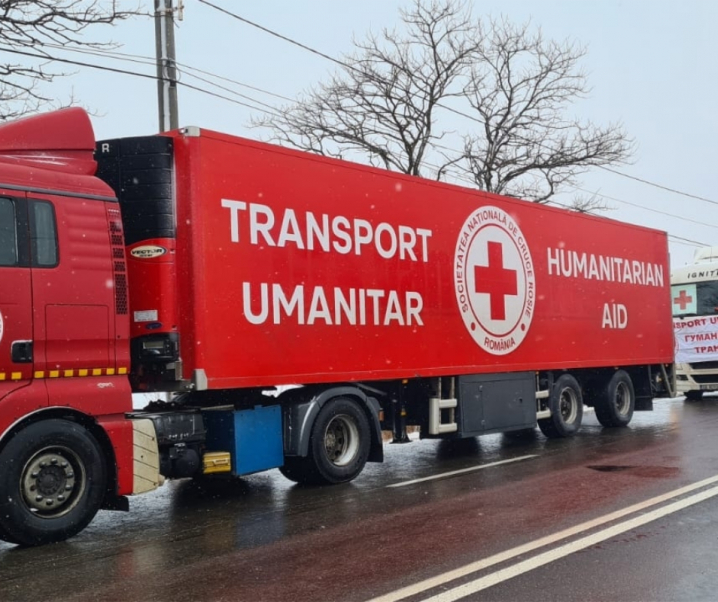 Umanitatea nu are granițe! Primul convoi cu ajutoare umanitare a ajuns în Ucraina